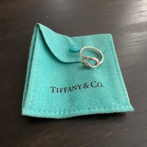 Silver Wave Tiffany Ring